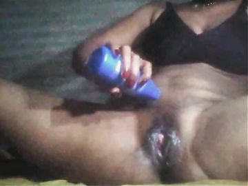 Desi Homemade Wife Fingering And Coconut Oil Bottle Full Pussy village bottle sex indian oil bottle sex video village sex